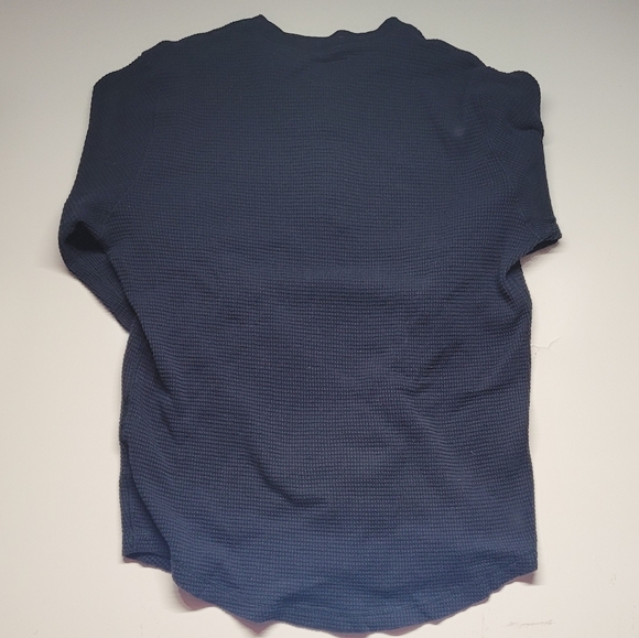 Abercrombie thermal style shirt quarter button-down men's medium - Picture 4 of 4